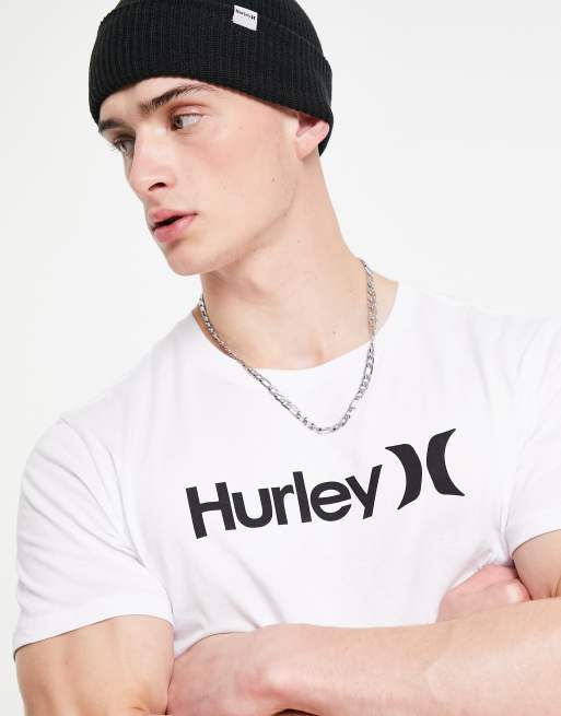 Hurley – Everyday One and Only – T-Shirt in Weiß