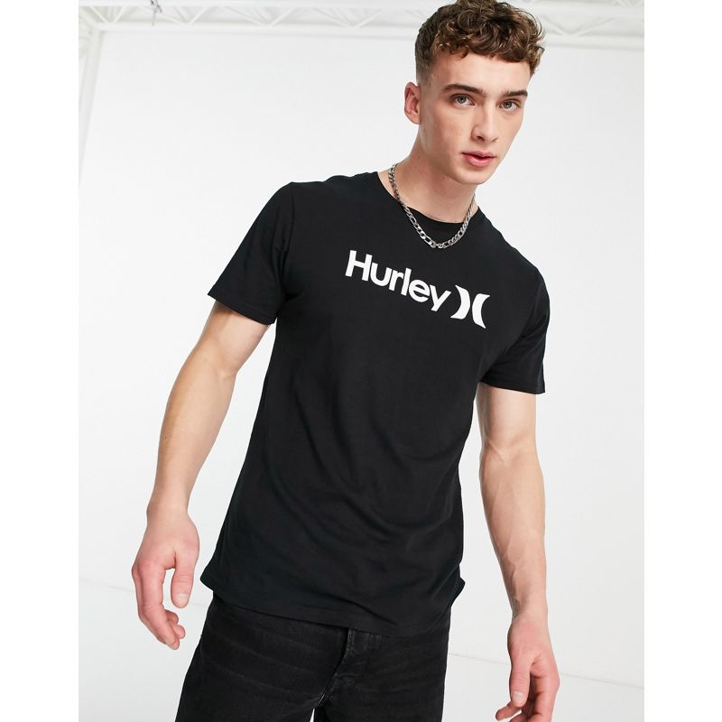 Uomo j9oyZ Hurley - Everyday One and Only - T-shirt nera