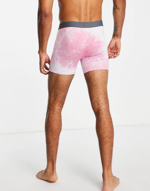 Hurley everyday tie dye boxer briefs in pink