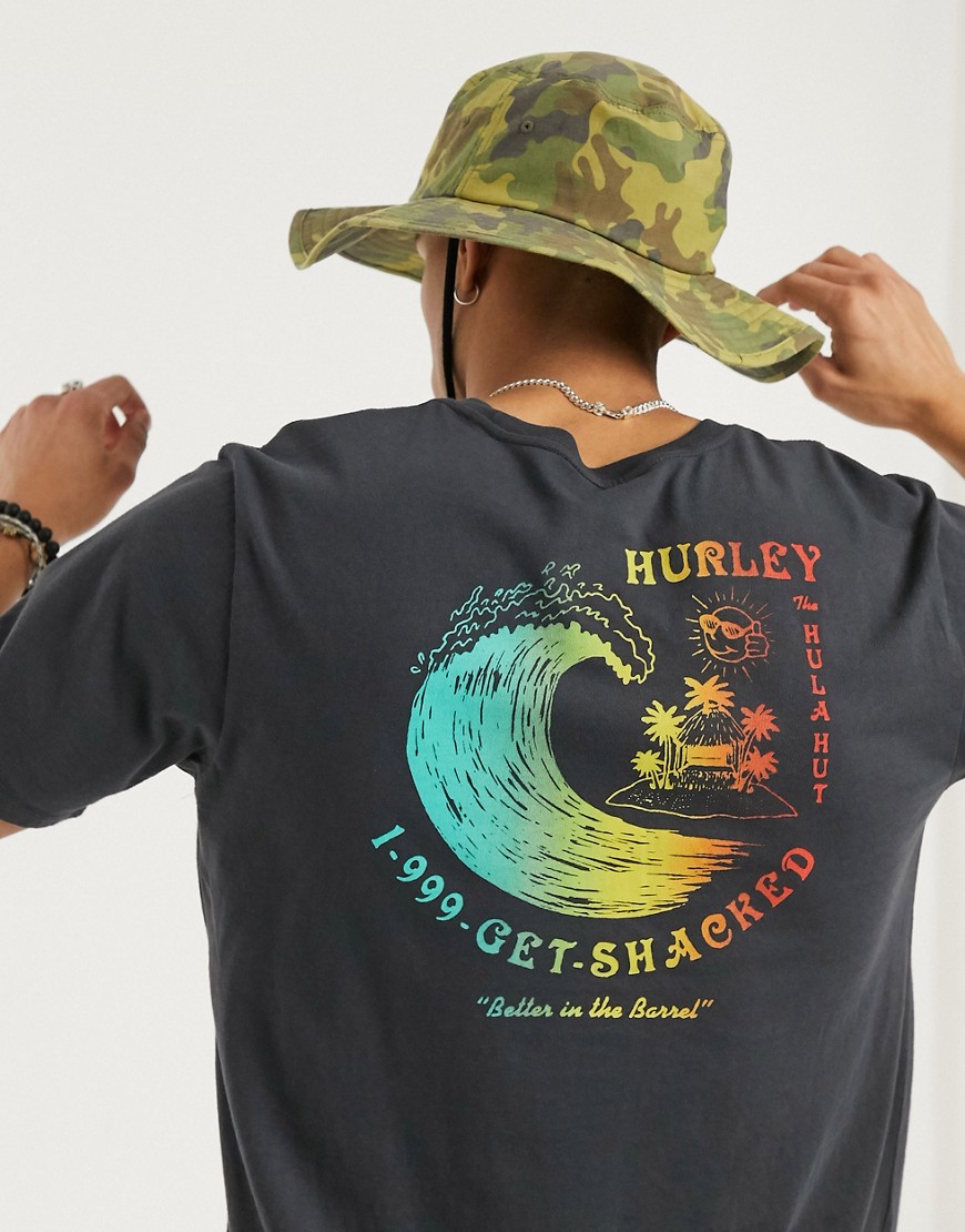 Hurley – Get Shacked – Grå t-shirt