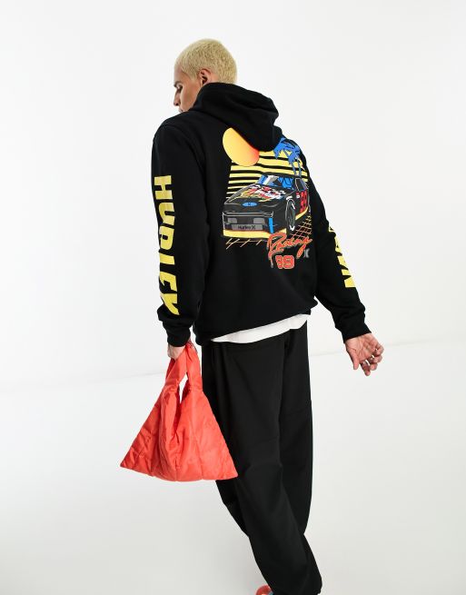Hurley Nascar hoodie in black
