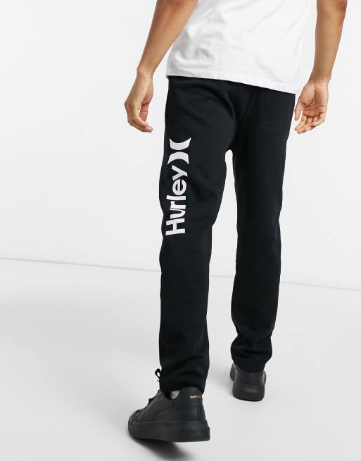 Hurley OAO Fleece jogger in black