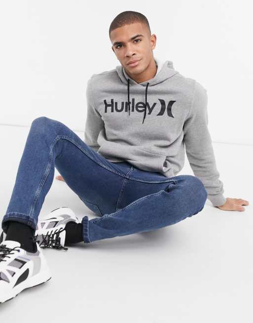 Hurley – One and Only – Kapuzenpullover in Grau