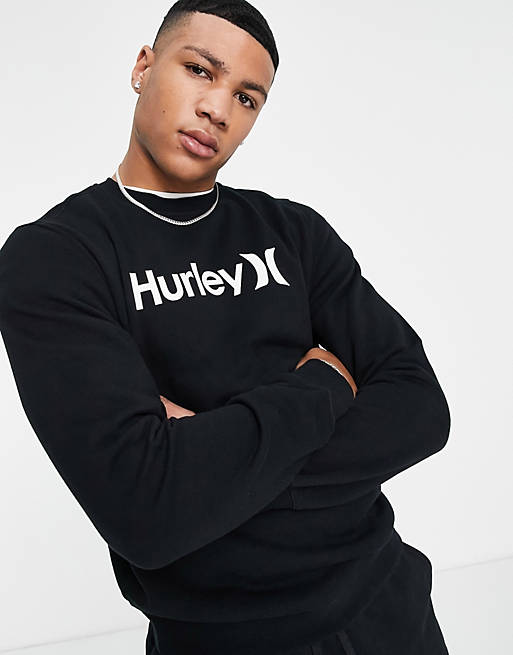 Hurley One and Only Summer sweatshirt in black
