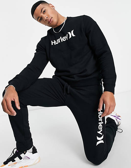 Hurley One and Only Summer sweatshirt in black