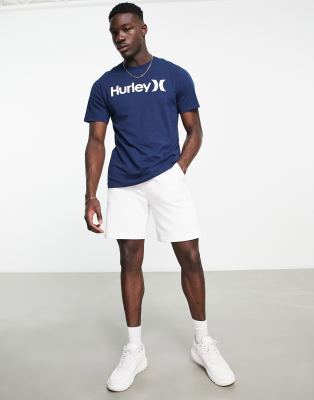 Hurley One and Only t-shirt in navy