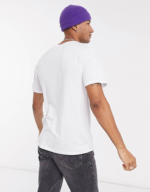 Hurley One & Only solid t-shirt in white 