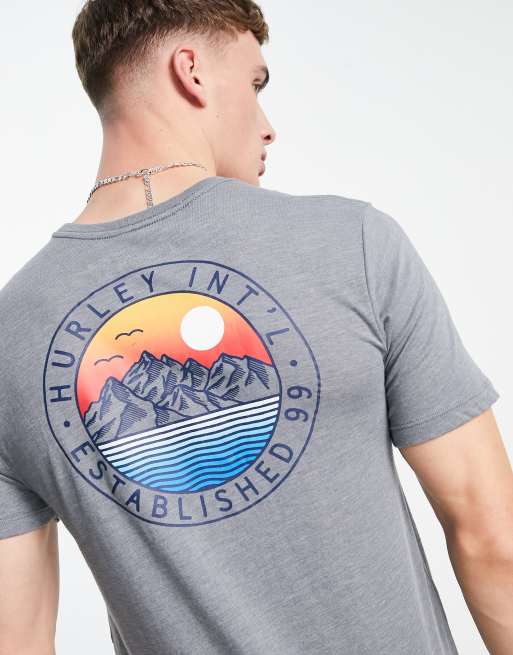 Hurley – Pacific – Szary T-shirt