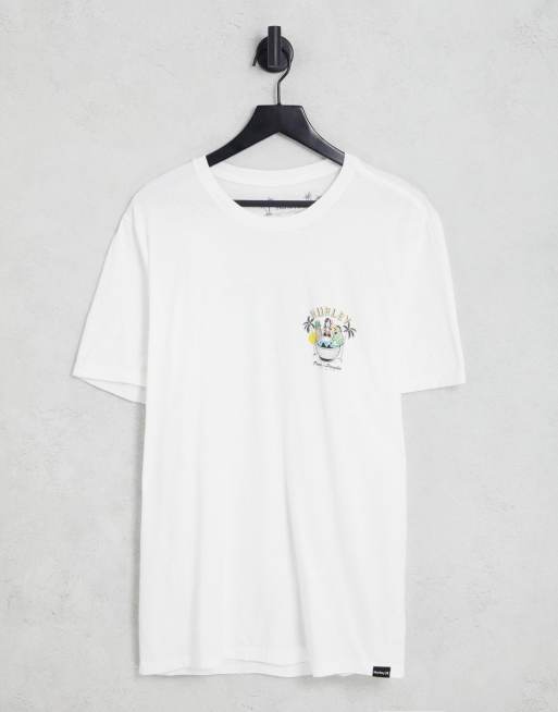 Hurley Paradise Friends t-shirt in white | ASOS