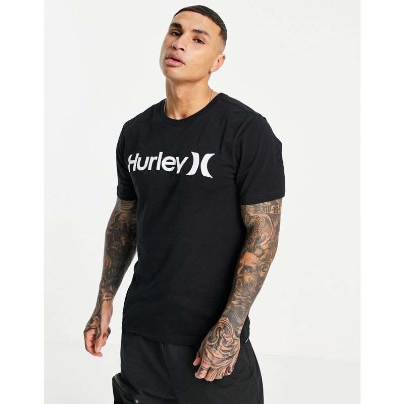 Novità dKF39 Hurley - Solid - T-shirt nera