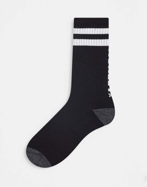 Hurley – Terry Extended – Socken in Schwarz