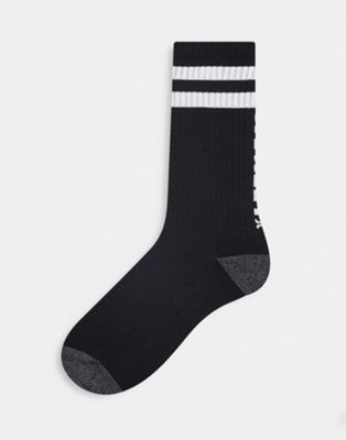 Hurley Terry Extended socks in black