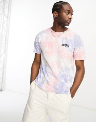 Hurley tie dye groove t-shirt in lilac