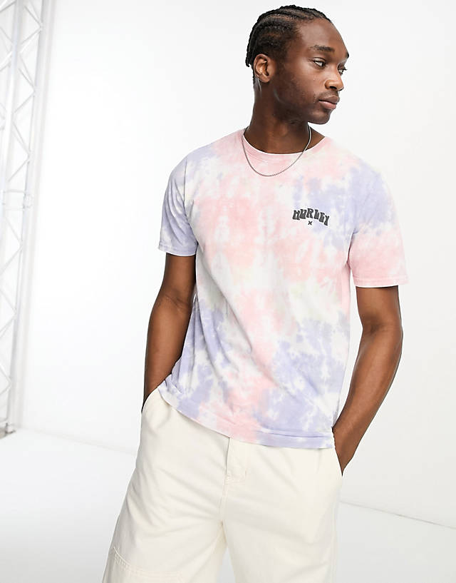 Hurley - tie dye groove t-shirt in lilac