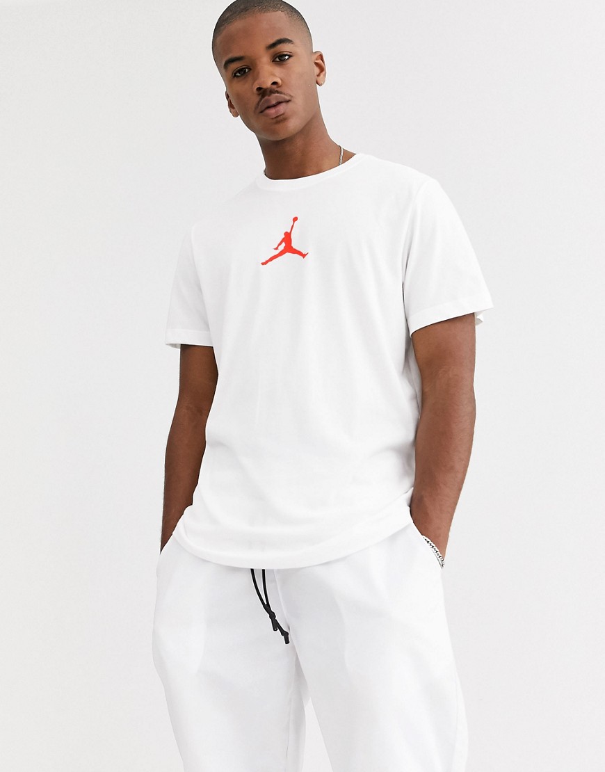 Hvid Jordan Jumpman T-shirt fra Nike
