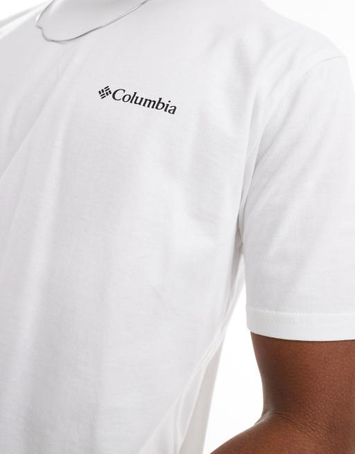Hvid North Cascades T-shirt fra Columbia, 4 af 4
