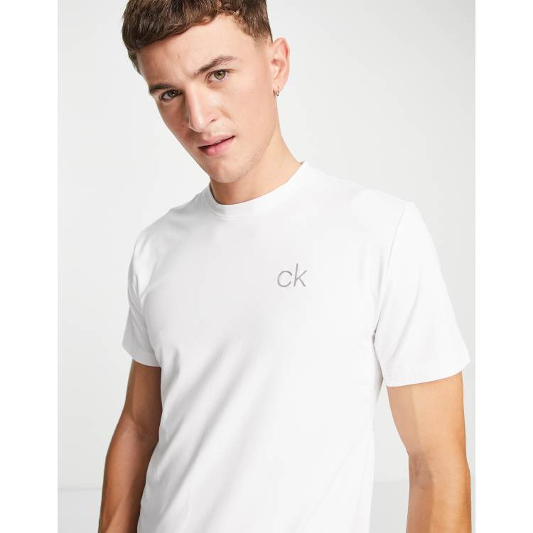 Hvid t shirt fra Calvin Klein Golf Newport