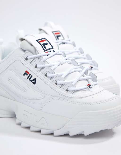 Hvide Disruptor sneakers fra Fila ASOS