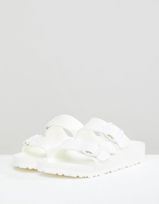Hvide flade sandaler Arizona Eva fra Birkenstock, 2 af 4