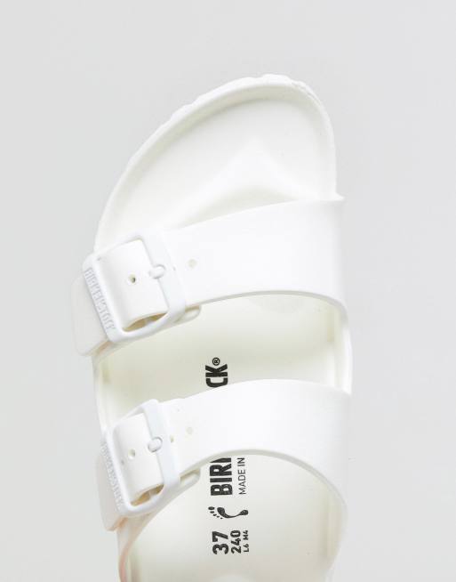 Hvide flade sandaler Arizona Eva fra Birkenstock, 3 af 4