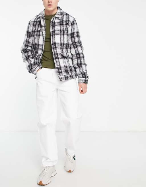 Hvide posede bukser fra ASOS DESIGN
