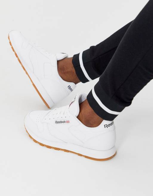 Hvide sneakers i skind fra Reebok