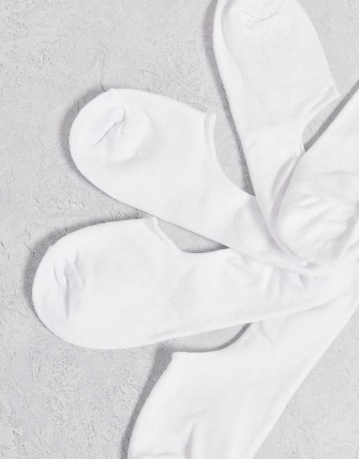 Hvide, usynlige sokker i pakke med 5 fra Jack & Jones, 2 af 4
