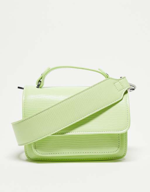 Lime green leather clearance bag