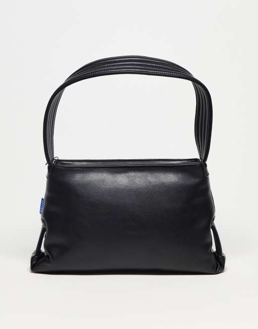 Hvisk - Scape - Borsa da spalla nera in pelle vegan-friendly