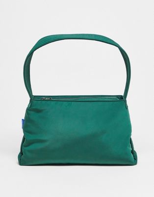 Hvisk Scape vegan leather shoulder bag in green