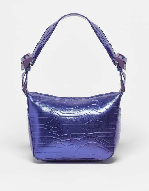 Udled passe Forebyggelse Hvisk Small Track vegan leather crossbody bag in purple | ASOS