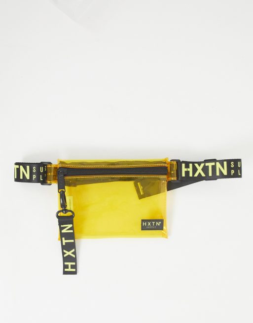 HXTN Supply Transparent Cross Body Bum Bag In Black, $6, Asos