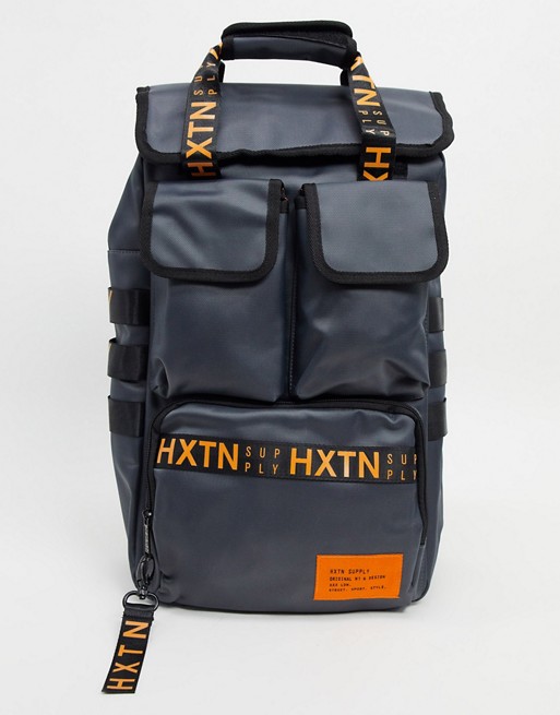 HXTN Supply Utility backpack in dark grey