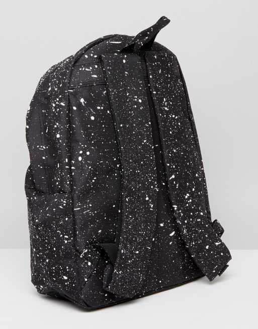 Hype retailer black speckle backpack