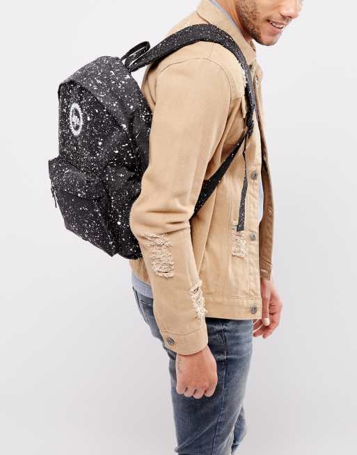 Hype Backpack In Black With Speckle