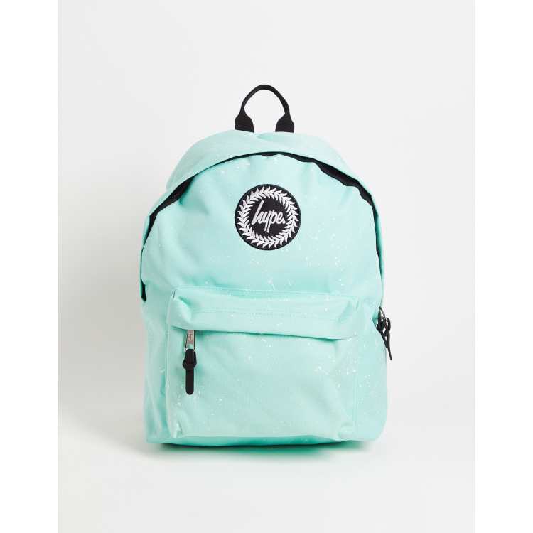 Hype backpack with white speckle in mint ASOS