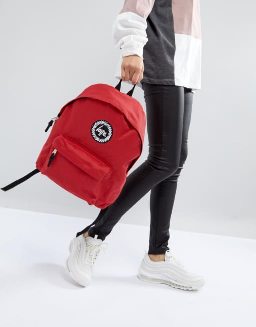 Hype shop red backpack