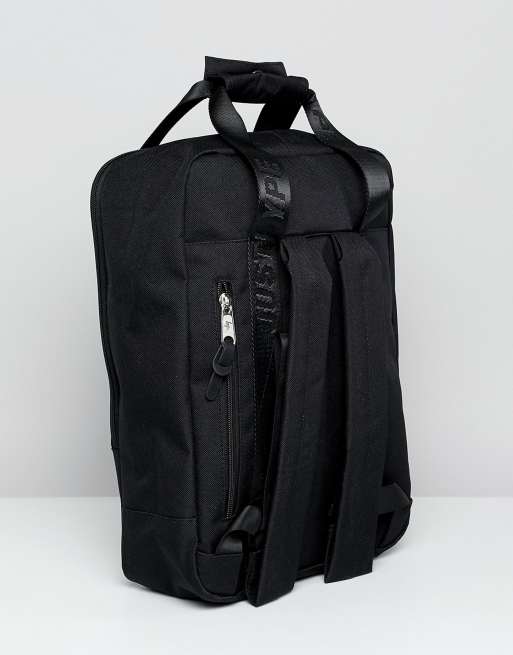 Hype Black Boxy Backpack Asos