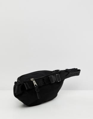 asos black bum bag