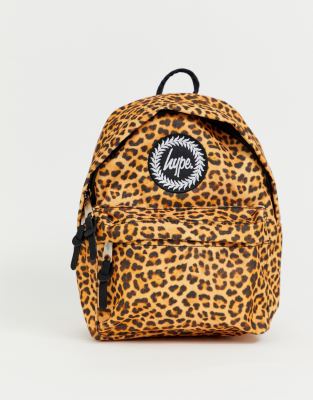 Hype backpack 2025 leopard print