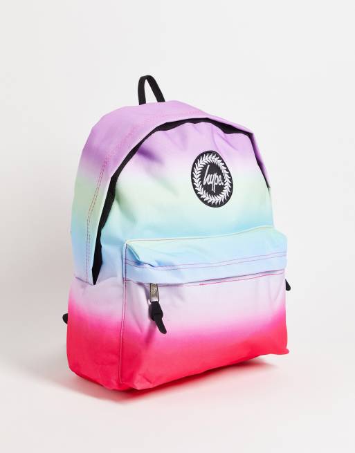 Hype Sac dos rayures pastel d grad es Multicolore