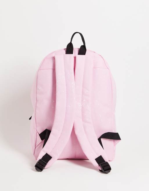 Hype Sac dos Rose pastel mouchetures blanches