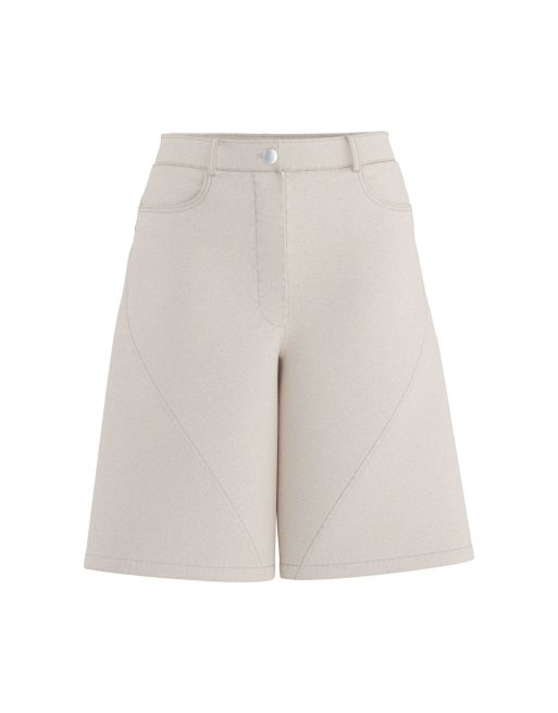 HYPEDROP - Bermuda bianco tenue, 5 di 6