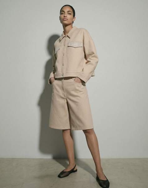 HYPEDROP – Bermuda-Shorts in Whisper-Weiß - view 1