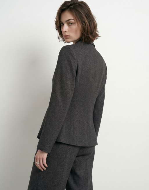 HYPEDROP - Blazer in gemêleerd zwart, 4 van 7