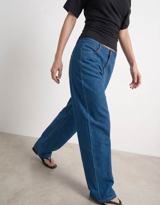 HYPEDROP - Broek met ballonpijpen in titan blauw, 2 van 7