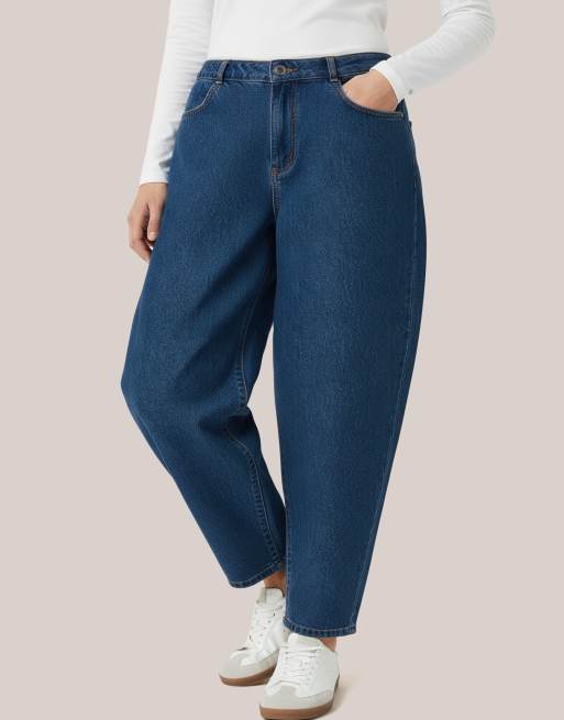 HYPEDROP - Broek met ballonpijpen in titan blauw, 6 van 7