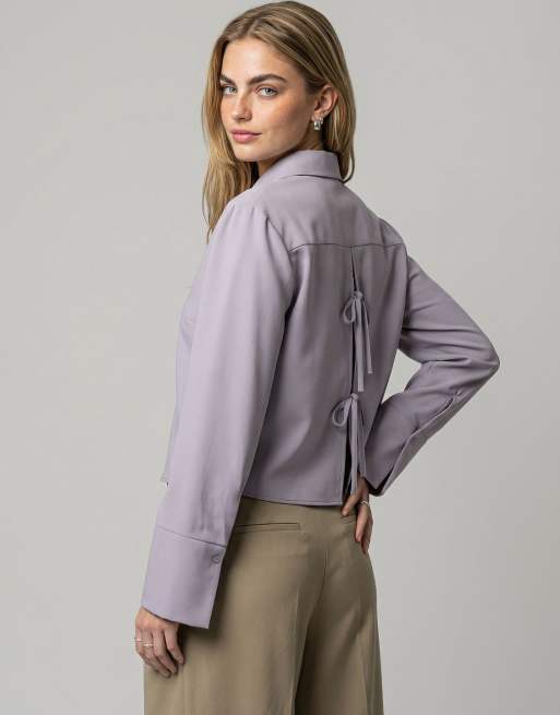 HYPEDROP - Camicia a maniche lunghe color iris, 2 di 4