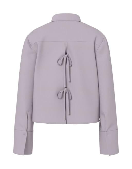 HYPEDROP - Camicia a maniche lunghe color iris, 4 di 4