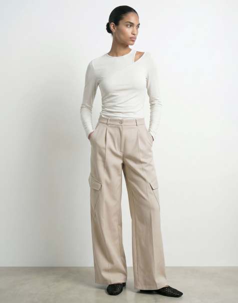 HYPEDROP – Cargohose in Pergament - view 1